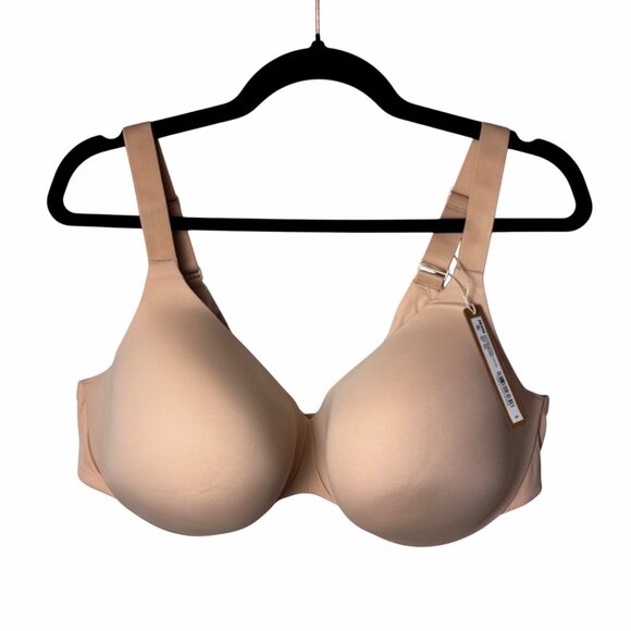 SKIMS SMOOTHING INTIMATES FULL COVERAGE BRA IN CLAY SIZE 42DDD NWT $56 - Picture 2 of 12